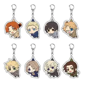 Hetalia Acrylic Keychain, APH Anime Charms, Fun Charm For Backpack Or Purse | High Quality and Customer Favorite Items