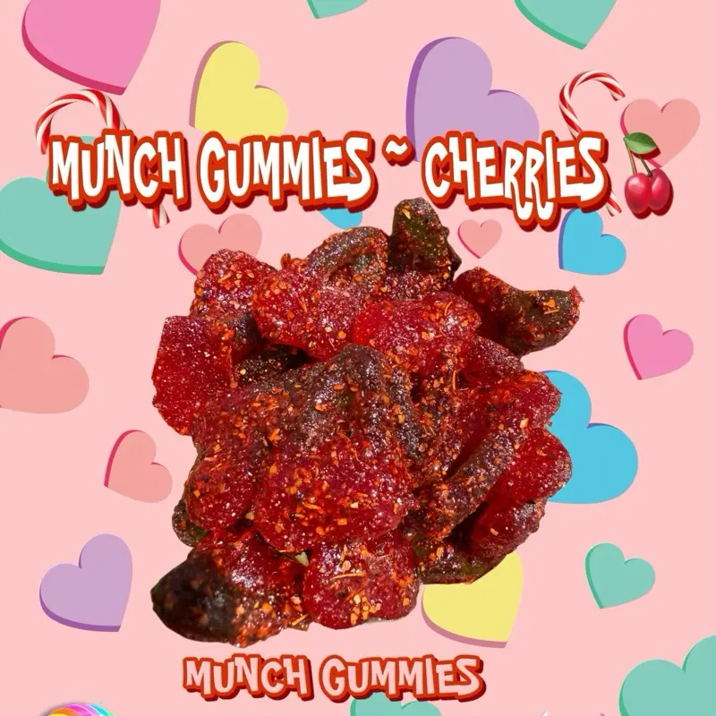 Munch Gummies ~ Chamoy Cherries