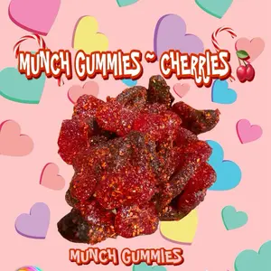 Munch Gummies ~ Chamoy Cherries