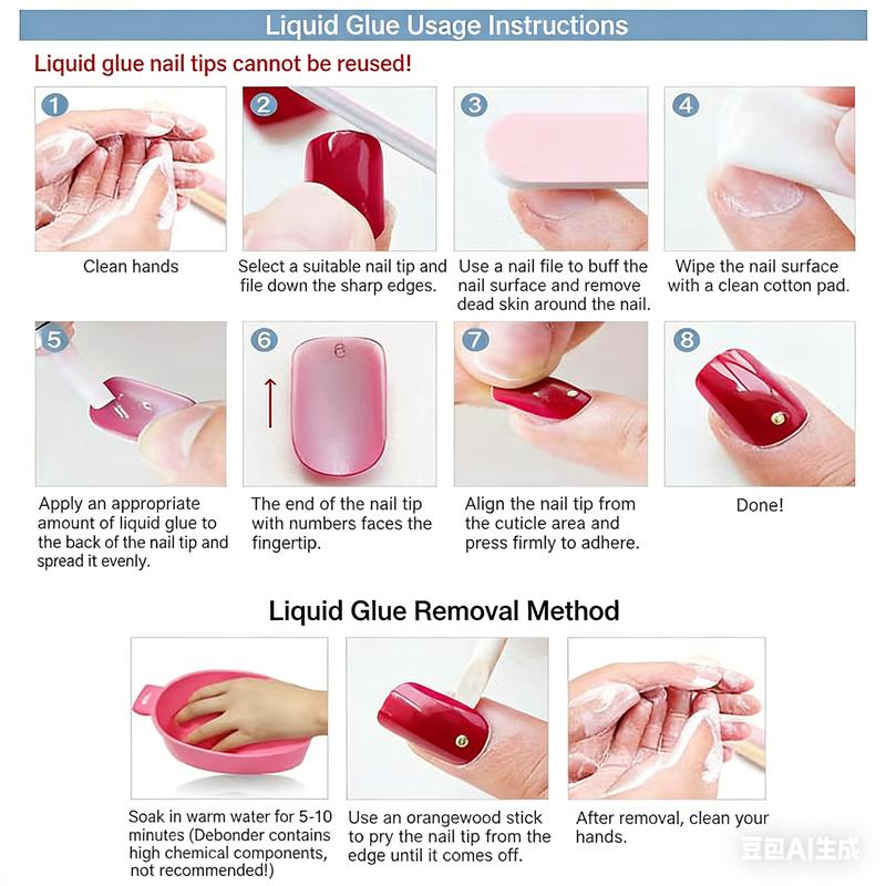 3D Pink Press on Nails Almond -MediumFrench Tip Fake Nais with EmbossedFlower&Gold Bead Designs,Glossy FinishReusable False Nails with Glue Tabs-24PcsNail Kit for Women Manicure