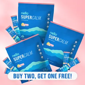 Supercalm Travel Packets Bundle (3-Pack): Calming Drink Mix with KSM-66 Ashwagandha, Vitamin D3, Magnesium & L-Theanine – Supports Cortisol Balance, Mood & Sleep, Helps Manage Occasional Stress – Supplement