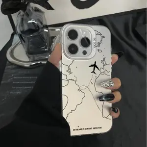 Airplane Route Case For Infinix Note 40 Hot 50 40i 30i 30 Play ZERO 40 Smart 9 8 7 Tecno Spark 10 20 Pro 30C 20C 10C 6 GO 2025