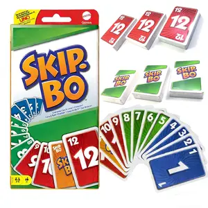 UNO FLIP! Board Game UNO:SKIP BO Cards Pokemon Pikachu Card Game Multiplayer UNO Card Game Family Party Games Toys Kids Toy Themed Card Game Numbered Cards