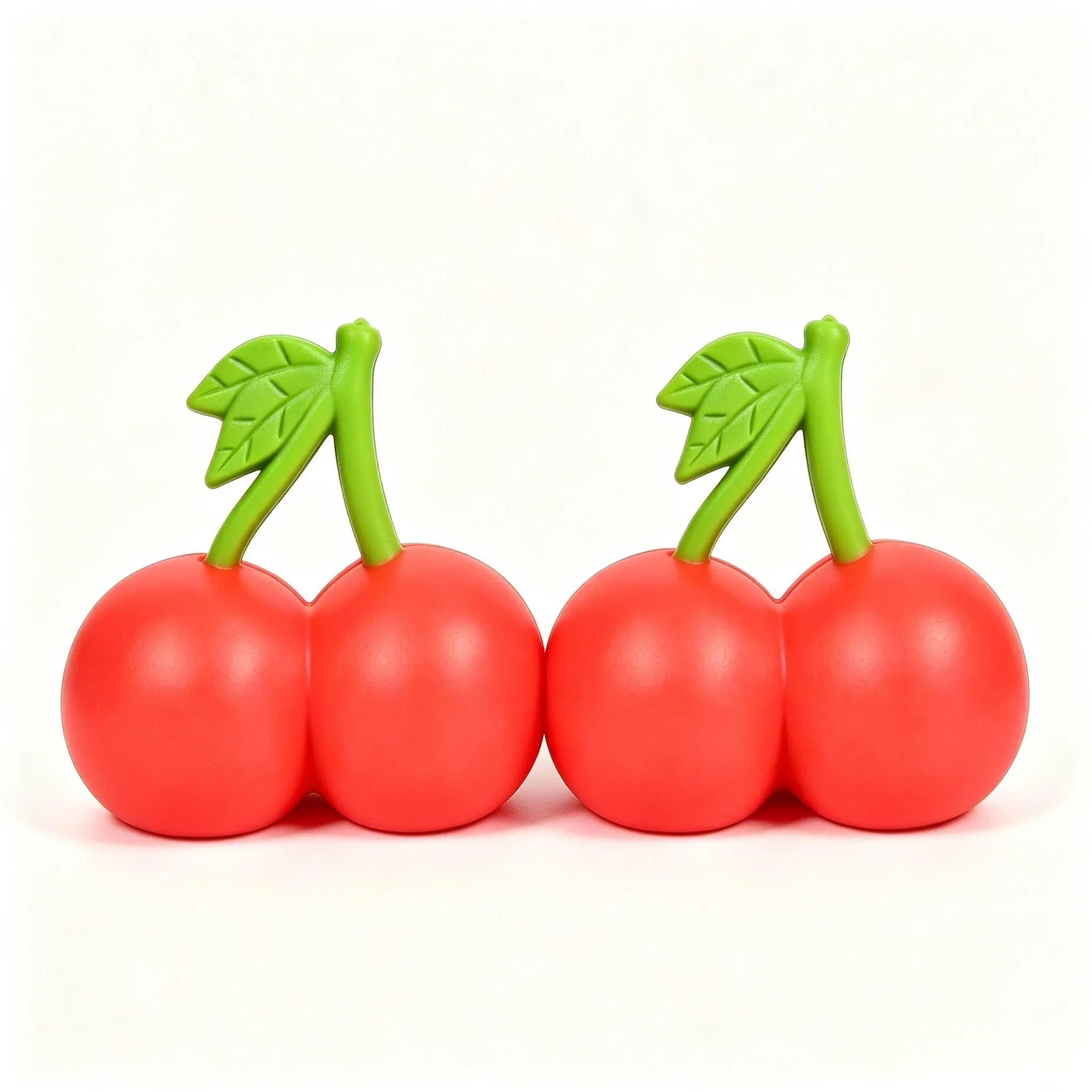 Simulated cherry shapeddecompression toy, extremely soft andcomfortable to handle, slow reboundand not easily deformed, built-in safetyfilling material, compact and portable,is a creative small item for leisuredecompression and passing time