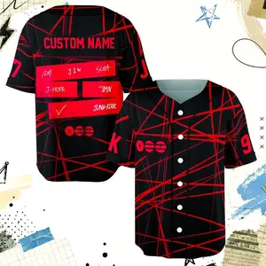 Custom Baseball Jersey, Korean Pop Inspired Concert Shirt, Personalized Fan Merch, Music Tour Outfit Gift for Fans