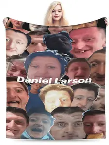 Daniel Larson's idea for an animated cartoon-themed gift - a luxurious and soft flannel blanket for the sofa, suitable for camping and travel adventures