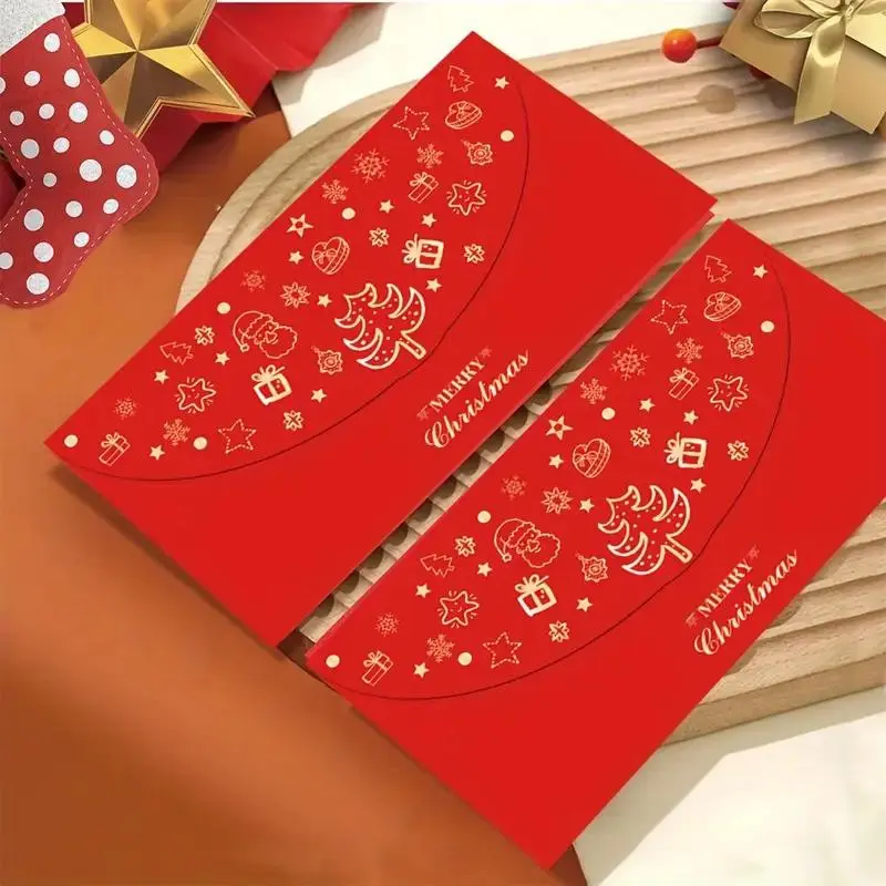 Gift Envelopes for Money, Cash Envelopes, Foil Design, Christmas & Holiday Use, Perfect for Chinese New Year, Family & Friends Gifts