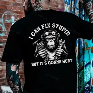 I Can Fix Stupid But It's Gonna Hurt Printed Men's T-shirt