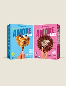 Dilettoso Twosome Organic Gluten-Free Pancake & Waffle Mix | Chocolate & Vanilla - 20oz