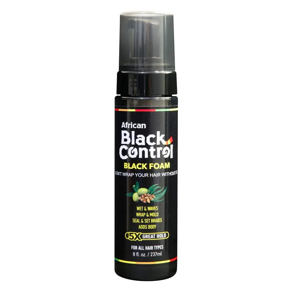 African Black Control Cleansing Shampoo and Detangling Conditioner Set, Revitalizes Hair and Soothes Scalp, Lavender Scent, 8 fl. oz. Cleanser