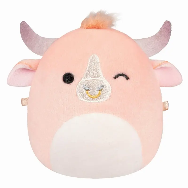 Micromallow Howland the Brahma Bull 2.5 Inch Soft Peach Plush Squishmallow