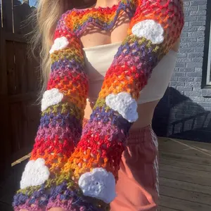 Rainbow Cloud Mesh Shrug *MADE TO ORDER*