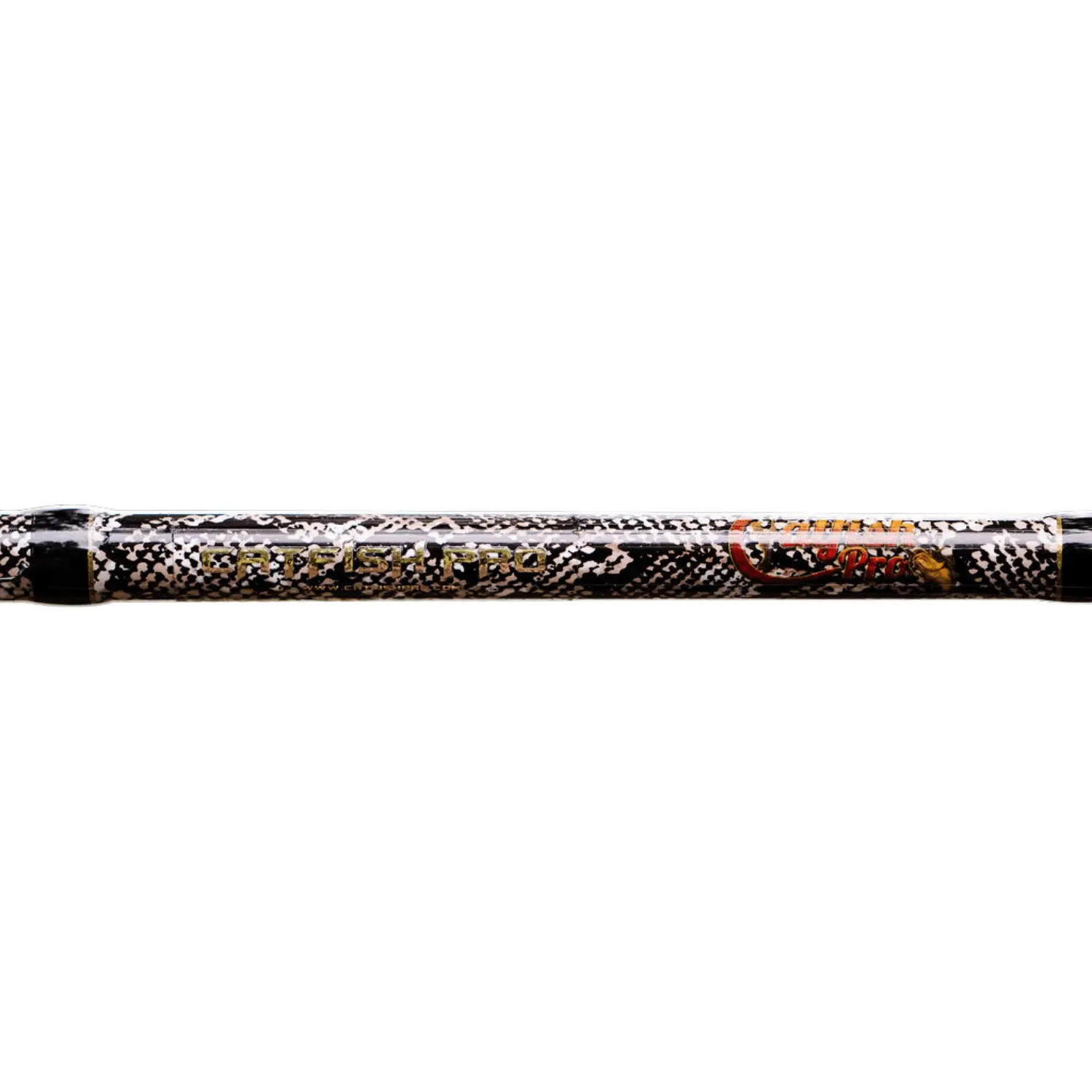 Catfish Pro 1 of 220 Rattlesnake 7'6" Heavy-Duty Catfish Casting Rod, Full Glow-in-the-Dark, One-Piece Limited Edition