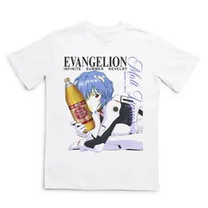 Vintage Evangelion Rei T-Shirt, Rei Ayanami T Shirt, 90s Anime Graphic T, Gift for Men, Gift for Women, Crew Neck T-shirt, Trending T-shirt