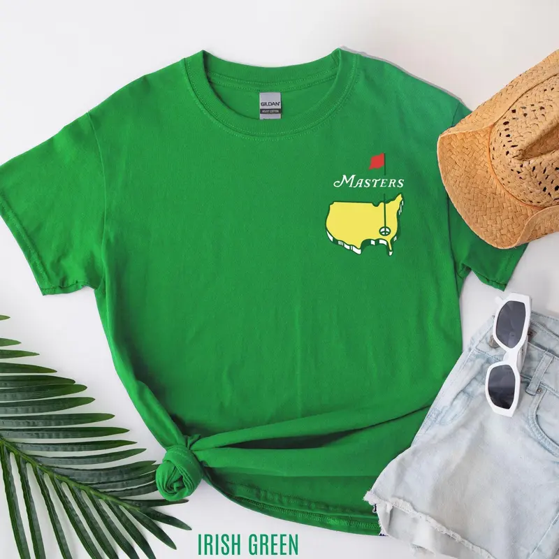 Masters green golf t shirt - TikTok Shop
