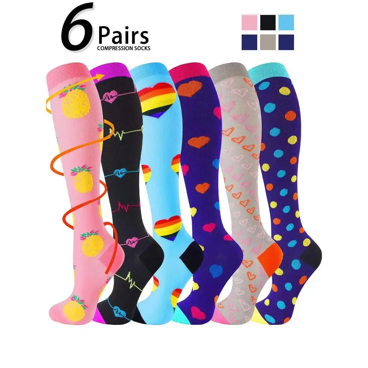 Repeat pattern six-piece set