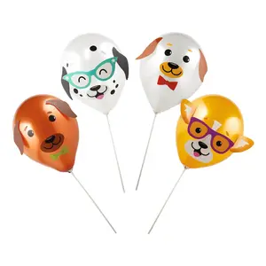 Dog Party Latex Balloon Kit - 8 Pc.