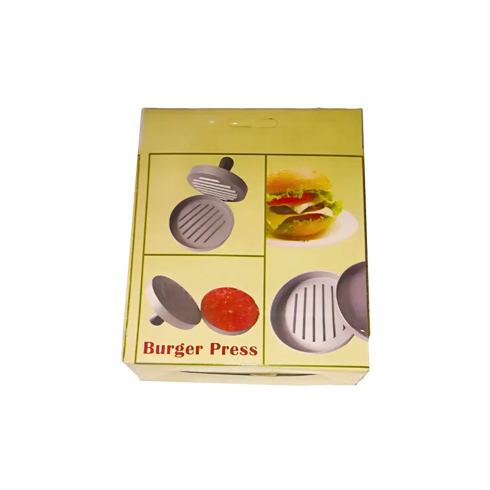 Yokoma Aluminum Hamburger Patty Press Maker, Durable Stuffed Burger Mold, Easy DIY Meat Patties for BBQ Grill & Kitchen Cooking