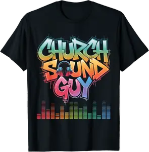 Church Sound Guy Recording Technician Church Sound Engineer T-Shirt - Lyubovboris Shop 82B0DRDBB8JT