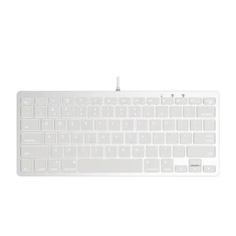 JOMAA 78 Keys Wired Backlit Silent Keyboard Multi-Function Illuminated Keyboard for Windows/Mac