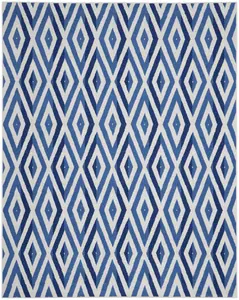 Nourison Home Whimsicle WHS04 Ivory Blue Contemporary Power-loomed Rug
