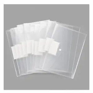 Clear Folders with Business Card Holder - Quantity 30 Folders