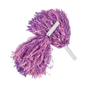 Pink & Purple Cheer Pom-Poms - 12 Pc.