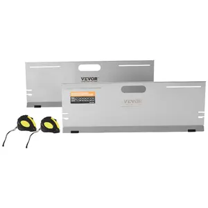 VEVOR Wheel Alignment Tool, 2-Pack Toe Plates, Camber/Caster/Toe Gauge 0.1 Accuracy, Stainless Steel Tool Plate, Magnetic Slots and 6 Alignment Rods, Includes 2 Measuring Tapes Conversion ChartVEVOR Super Brand Day