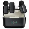 HITOZON 2.4G Professional Wireless Clip-On Lapel Mic - Clip-On, Noise Canceling, Voice Changer, Rechargeable, Lightning-Compatible for Smartphones & Cameras, Plug-and-Play for Live Streaming, Clip On Mic, Noise Canceling Mic