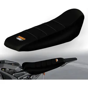 Gripper Dirt Bike Seat Cover for Sur Ron Light Bee X/S, Motorcycle Electric Bike Seat Covers (Black-Black)