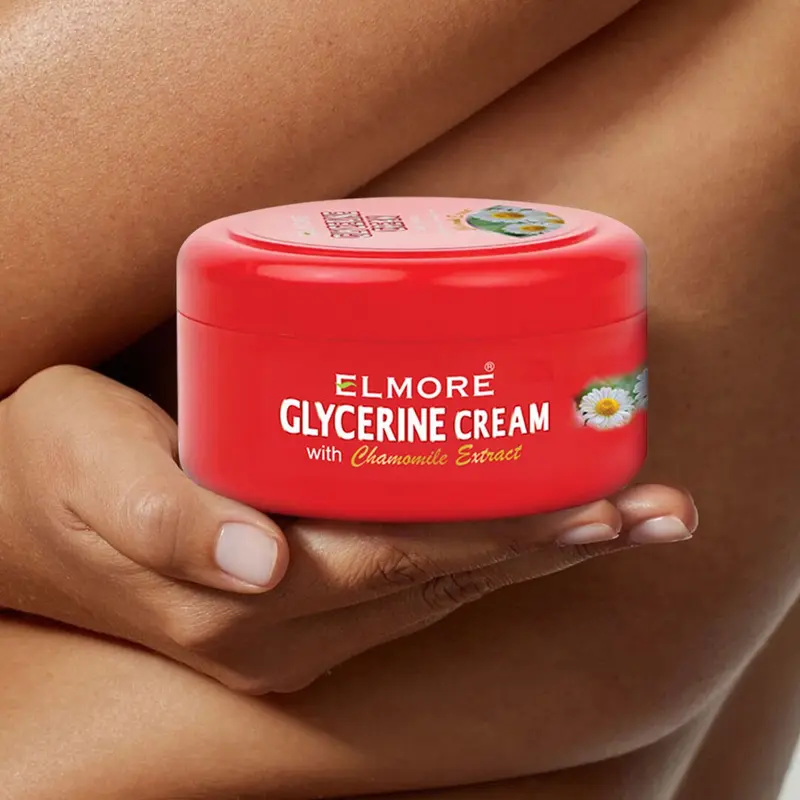 ELMORE Soothing Hand Cream – 42% Glycerin for Intense Moisture & Hydration | Chamomile Extract to Calm, Soothe & Restore Dry, Cracked Skin | Fast-Absorbing & Non-Greasy