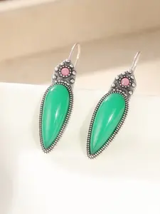 Vintage Elegant Teardrop Earrings, Rose Synthetic Zircon, Handmade Copper Jewelry for Women, Perfect Gift for Daily Wear, Boho Style Jewelry, High Quality Earrings