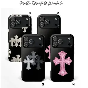 [LUXURY GOTHIC] Style Cross Case - Premium Aesthetic Tough Shell - Protective iPhone case 11 0 17