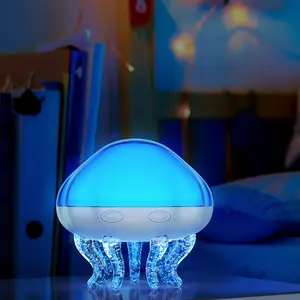Projection Lamp Water Ripple Light Smart Remote Jellyfish Atmosphere Night Light Bedroom Creative Romantic Starry Sky Gift