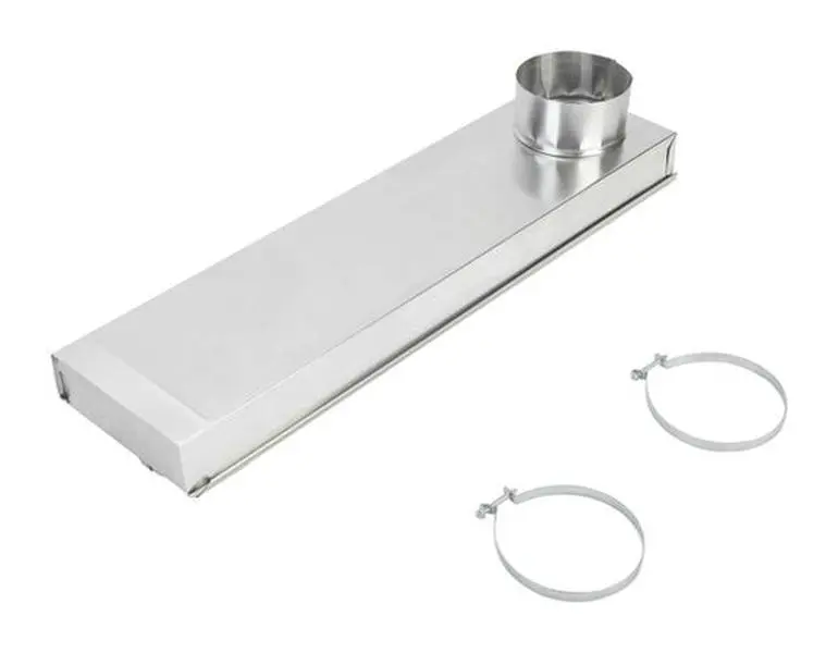 Whirlpool 4396037RP Genuine OEM Replacement Range Vent Kit - 0-18 In, Telescopic, Snap Lock, Adjustable, Enhances Equipment Performance