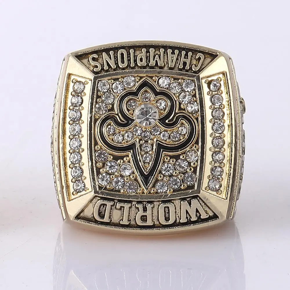 fashion  metal  large ring football 2009 championship ring men's jewelry