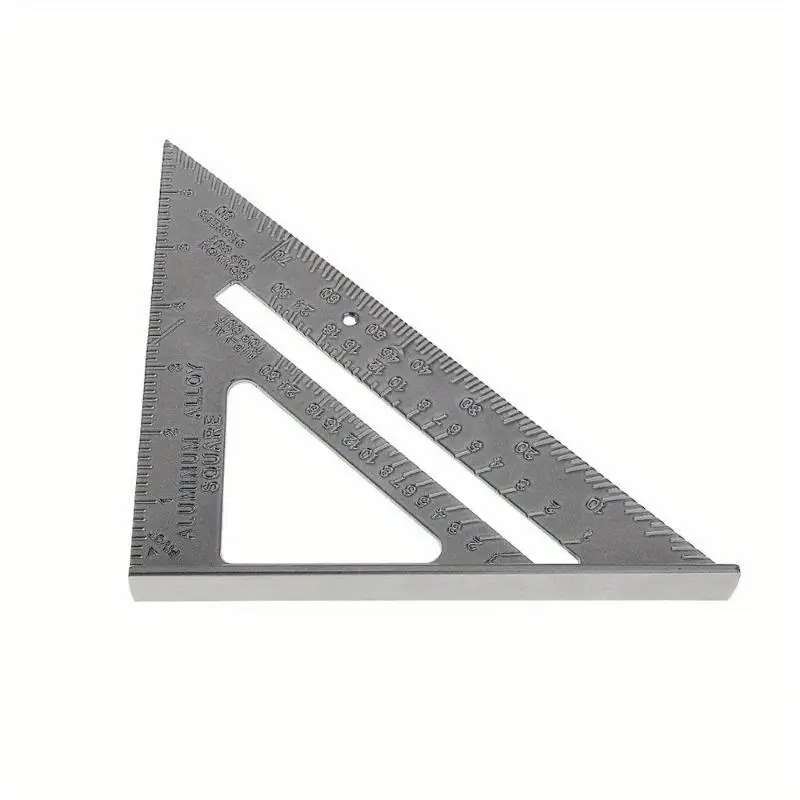 Measuring Tool Carpenter Straight Ruler Aluminum Alloy Speed Protractor Miter 3 Right Angles Scriber Saw Guide Rail SetSquare Hardware