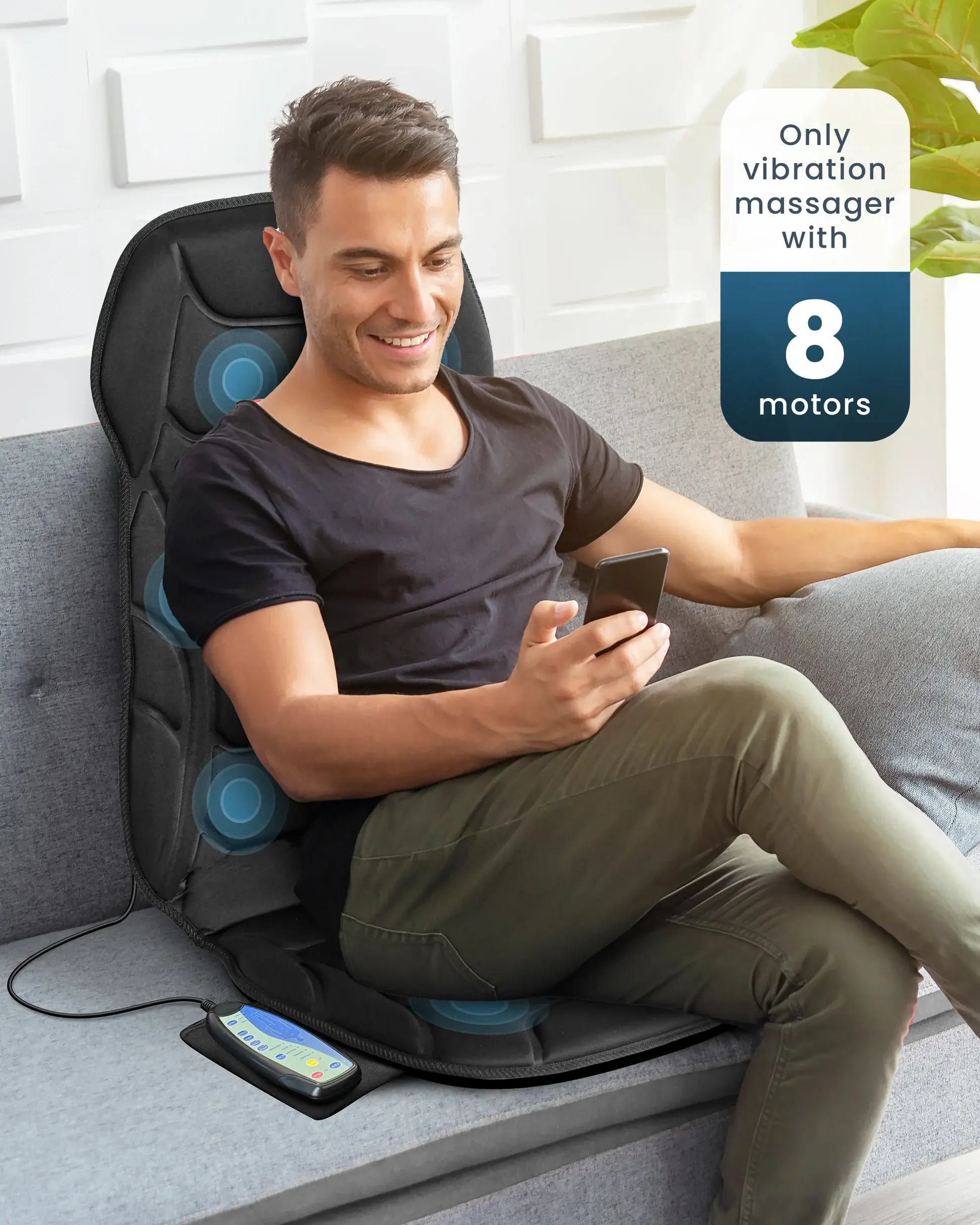 Vibration Massage Seat Cushion with 8 Massage Nodes & 5 Modes - 2402 4.4 (76 reviews) | Questions (1) - TikTok Shop Vibration Massage Seat Cushion with 8 Massage Nodes & 5 Modes - 2402 4.4 (76 reviews) | Questions (1) - TikTok Shop