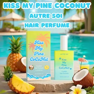 AUTRE SOI Kiss My Pine CoCoNut Hair Perfume 100ML Tropical Fruity Pineapple Coconut Natural Nourishing Conditioning Floral Fresh Scent for All Hair Types Alcohol-Free Organic Ingredients
