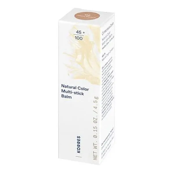 Korres Glass Peach Natural Color Multi-Stick Cheek & Lip Balm