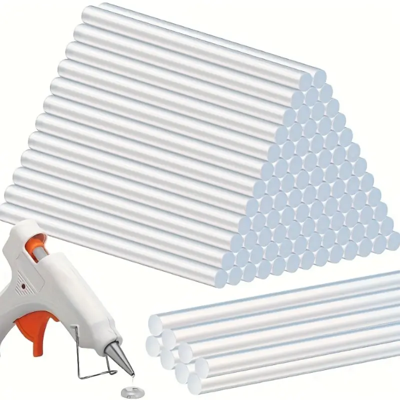 High-Strength Hot Melt Glue Stick 7mm, Strong Adhesion, Strong Adhesive for Paper Wood Plastic Glass Ceramic, Perfect for DIY Crafts