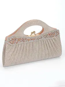 Women's Elegant Rhinestone Decorated Evening Bag, Exquisite Trendy Handbag, Fashionable Bag for Party Decoration