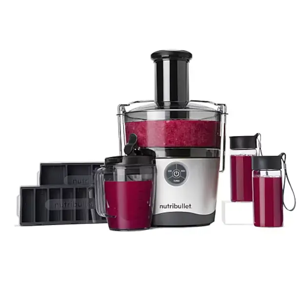 NutriBullet Juicer Pro Electric Juicer, Fruit & Vegetable Juice Extractor with Powerful Motor, Wide Feed Chute and 2-Speed Control, Easy-Clean Juice Maker for Fresh Homemade Juices, Kitchen Countertop Appliance