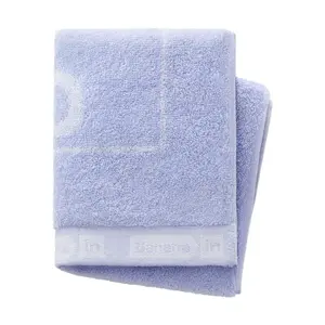Bananain 7A Antibacterial Cotton Bath Towel - Unisex Quick Dry Absorbent Towel for Home & Travel (Molybdenum Purple)