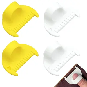 4pcs 4mm Edge Stitch Lock Sewing Gauge, DIY Sewing Tool Kit, Tool Sewing Templates Rulers, Needle Gauge for Precise Measurements, Sewing Supplies Crafts