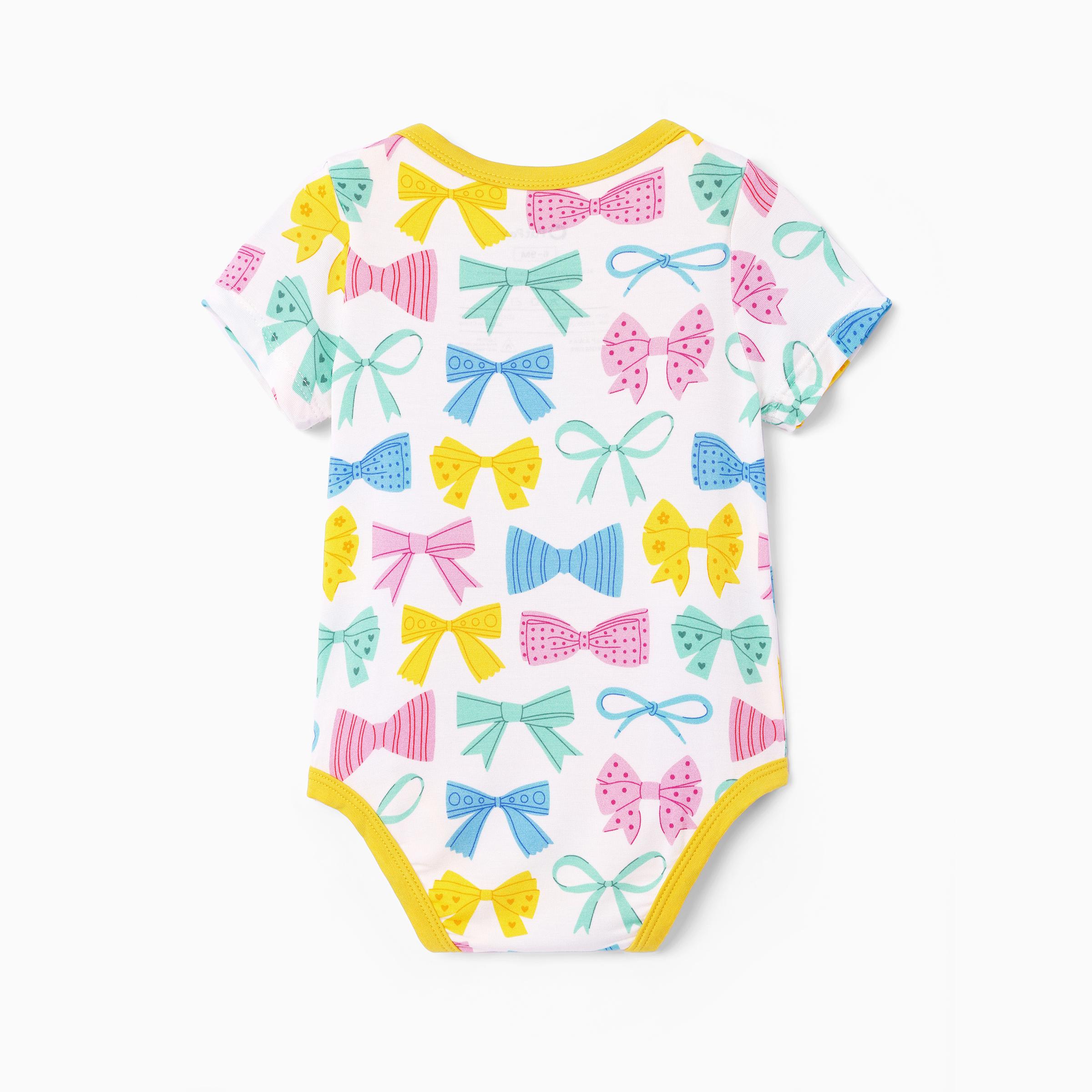 PATPAT Baby Bodysuits - Soft Viscose Made from Bamboo - Two Pack&Three pack Long Sleeve Funny for Boys and Girls -Newborn Infant Toddler Clothes