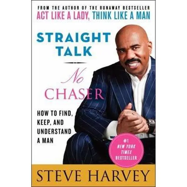 Used Nonfiction Book - Straight Talk, No Chaser: How to Find, Keep, and Understand a Man (Relationship Guide with God-Centered Journey) by Author Steve Harvey (English Paperback), Peace