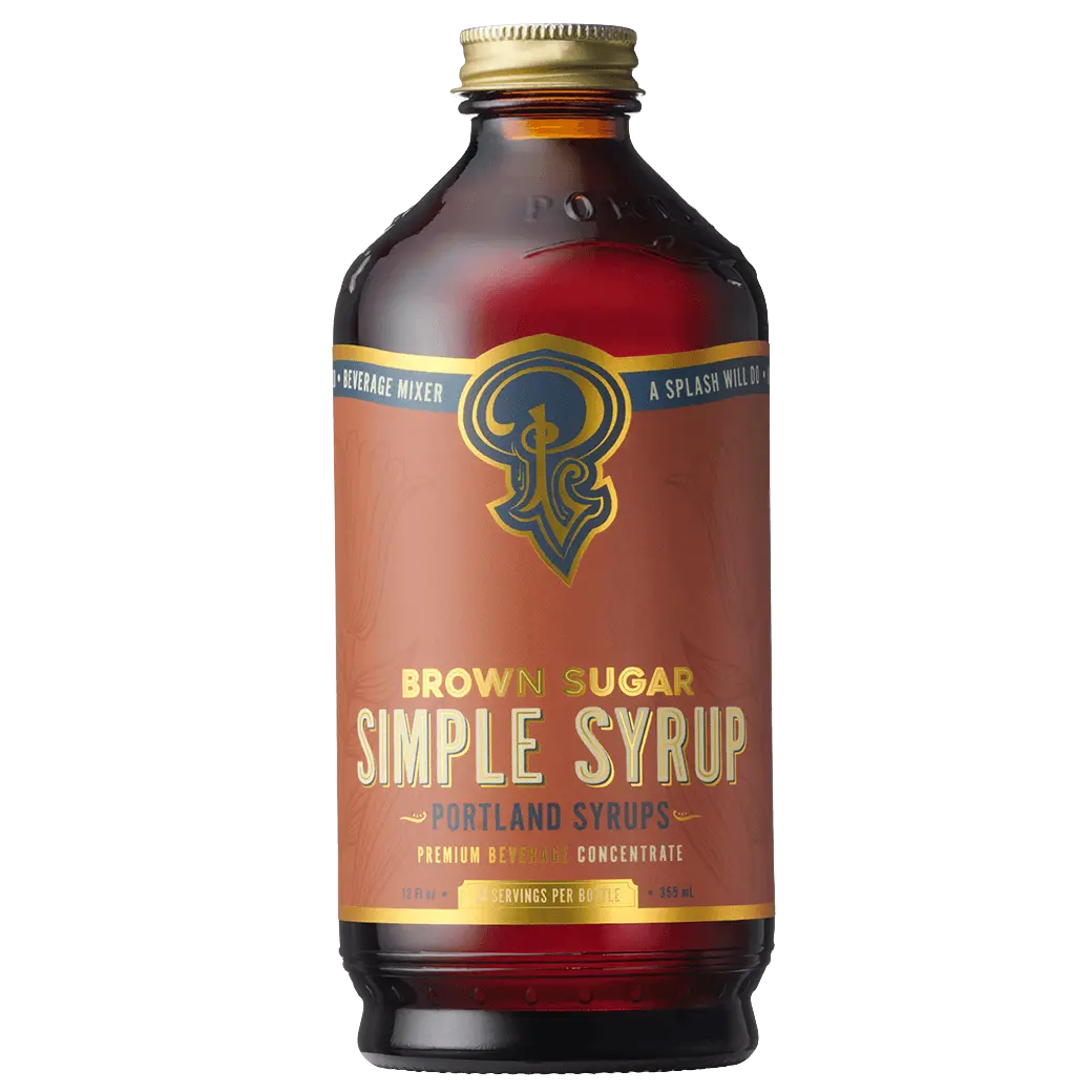 Brown Sugar Simple Syrup 12oz Case of 6
