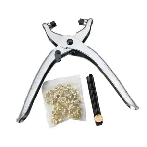 Heavy Duty Grommet Eyelet Plier Grommet Tool Kit for Clothes Belt Pliers