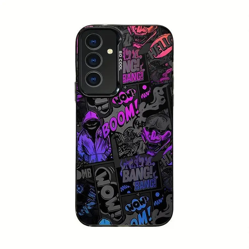 Anti-Drop Graffiti Pattern Phone Case for iPhone 17,17 Air,16 Pro Max,16E,15 Plus,14-11,XR,XS,XS Max - Anti-Scratch,Shockproof,Pocket-Friendly,Durable Casing for Cellphone Handheld Devices - Friend Gift,Accessories